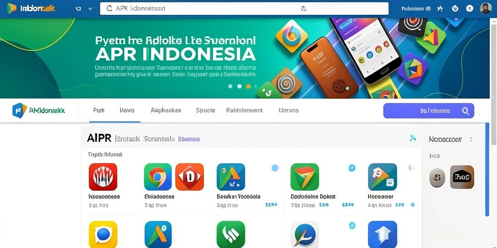Tampilan antarmuka pengguna yang modern.