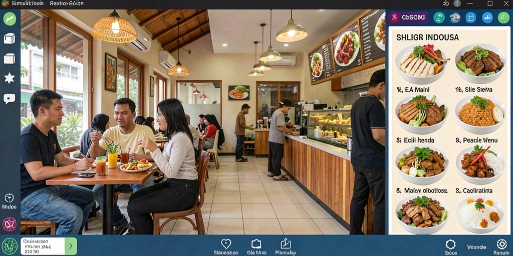 Tampilan antarmuka pengguna yang menarik.