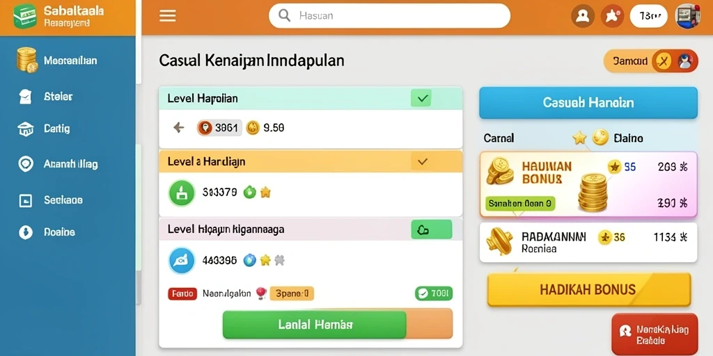 Tampilan awal PGKING yang menarik dan ramah pengguna.