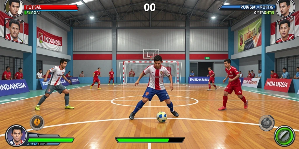Tampilan awal game yang menarik dan intuitif.