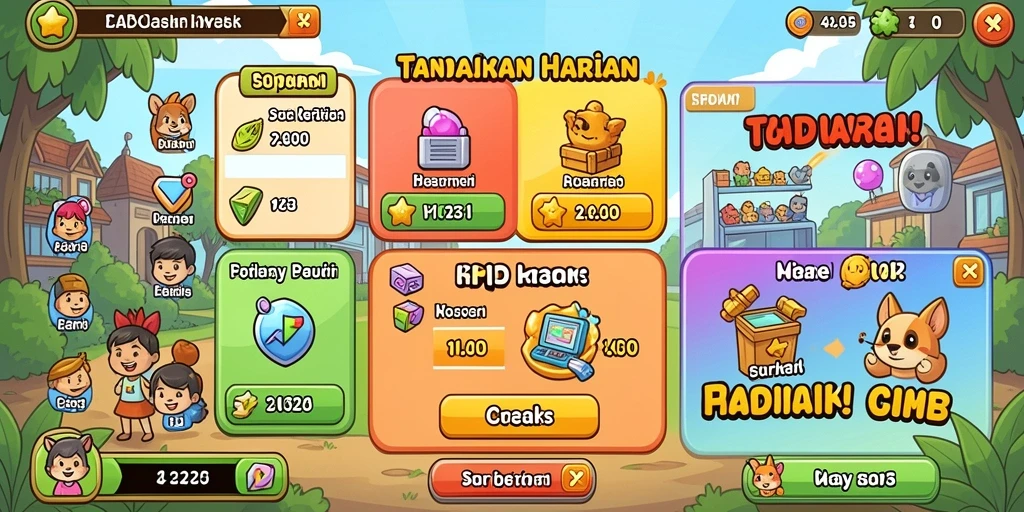 Tampilan awal yang menarik dan informatif.